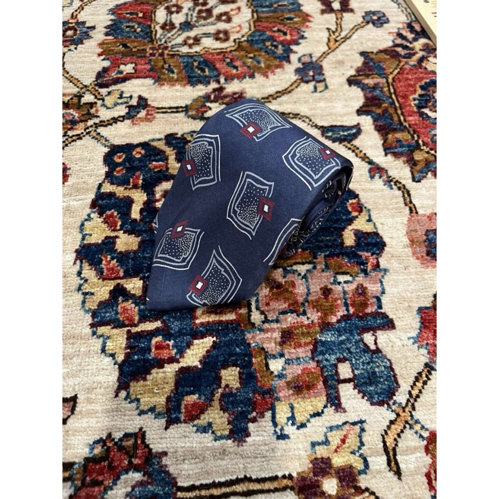 Vintage Givenchy Made in Italy Pure Silk Abstract Wacky Mens Neck Tie